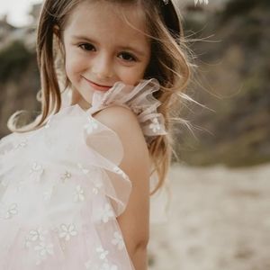 PETITE HAILEY Daisy Layered Tutu Dress